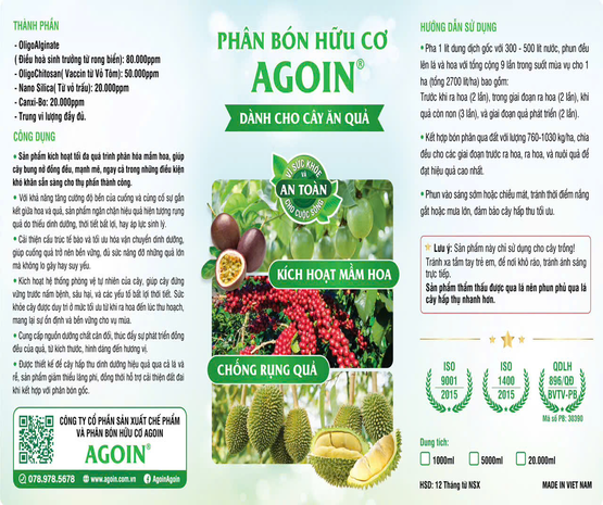 AGOIN Up - Nuôi Quả Chống Sượng